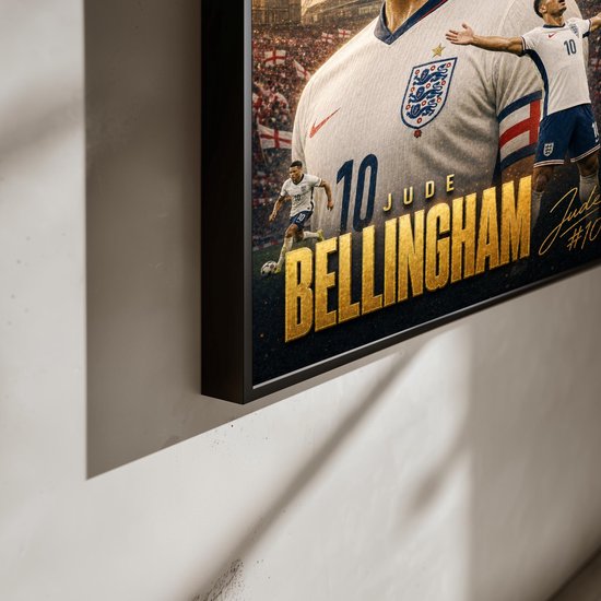 Poster Jude Bellingham - Posters de football - Sport - Coupe du Monde 2026 - Angleterre - Vue latérale - Décoration murale Salon - Papier 180 grammes - 7401WV - Format 60 x 90 cm