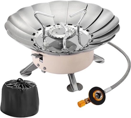 Camping Keuken - Buiten Koken - Tent Kamperen - Windbestendige Brander - 13.5cm Hoog - Zilver van Camping — afbeelding 5
