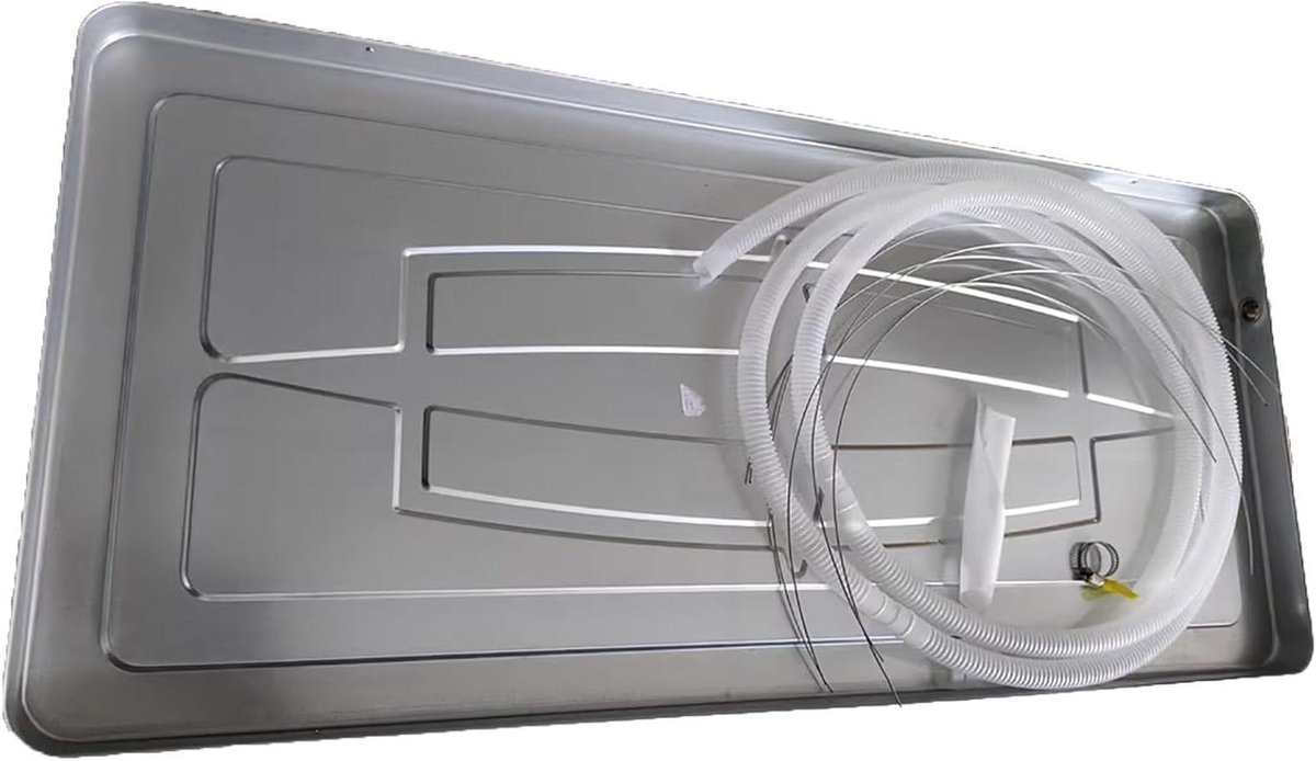 Lekbak voor Airconditioner - Condensbak Wasmachine - Water Opvang - Gegalvaniseerd Staal - 84 x 38 x 3 cm