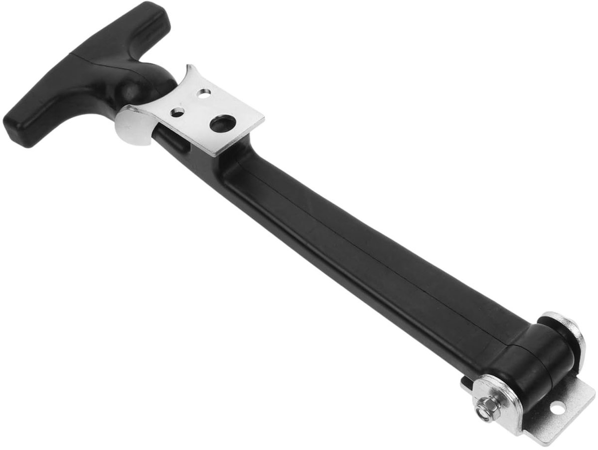 Dailygoods- Rubber Cap Lock - Duurzaam - Flexibele T-Handgreep - Antislip Rubber Treksloten - Voor Gereedschapskist/Trolley - Eenvoudige Installatie - Motorkapslot