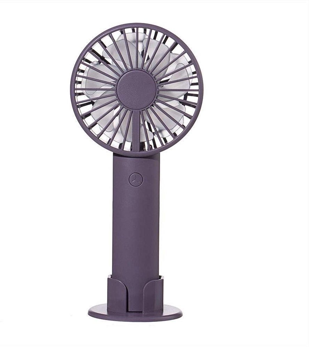 Mini Zakventilator - Persoonlijke Ventilator - Persoonlijke Koeling - Verstelbare 3-traps Snelheid - 176 cm - Lila