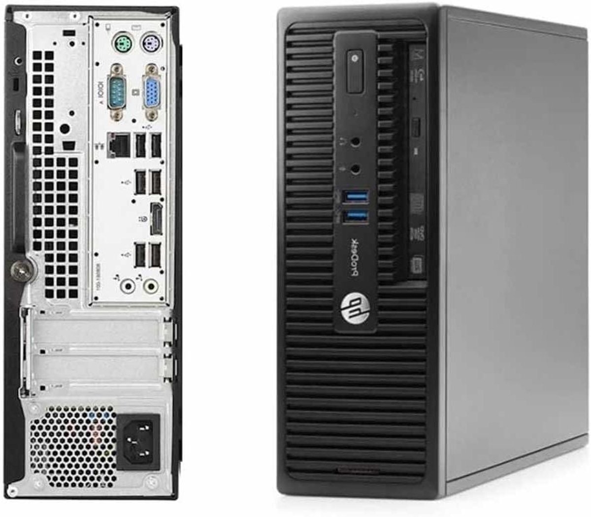 Desktop Computer - PC Snel - Productief Werken - Met Toetsenbord Stickers - 8GB RAM 128GB SSD - Zwart