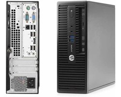 Ordinateur de Bureau - PC Rapide - Travail Productif - Avec Autocollants Clavier - 8GB RAM 128GB SSD - Noir