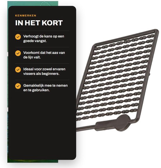 Dailygoods- Visaas Duurzaam - Lichtgewicht - Veilig - Voor Camping/Piknik - 10 Stuks - Geschikt voor Boilies en Haarrigs - Visgerei van Dailygoods — afbeelding 3