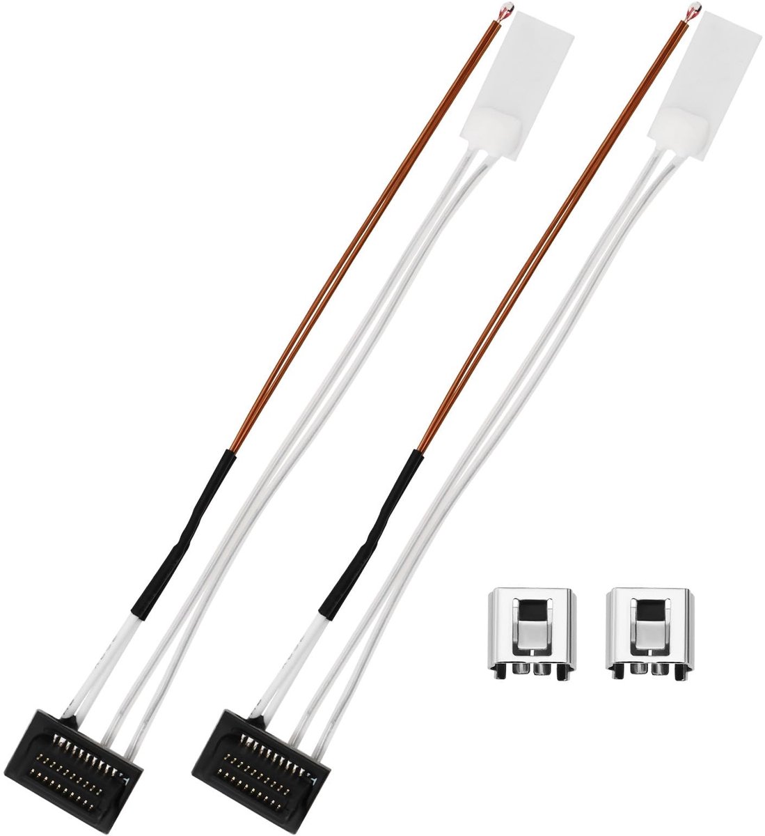 Dailygoods- Thermistor Keramische Heater 48W - 3D Printer - Bevestigingsclips - 9,5 cm - Maximale temperatuurdetectie 300 ℃ - Duurzaam - Verwarmingselement