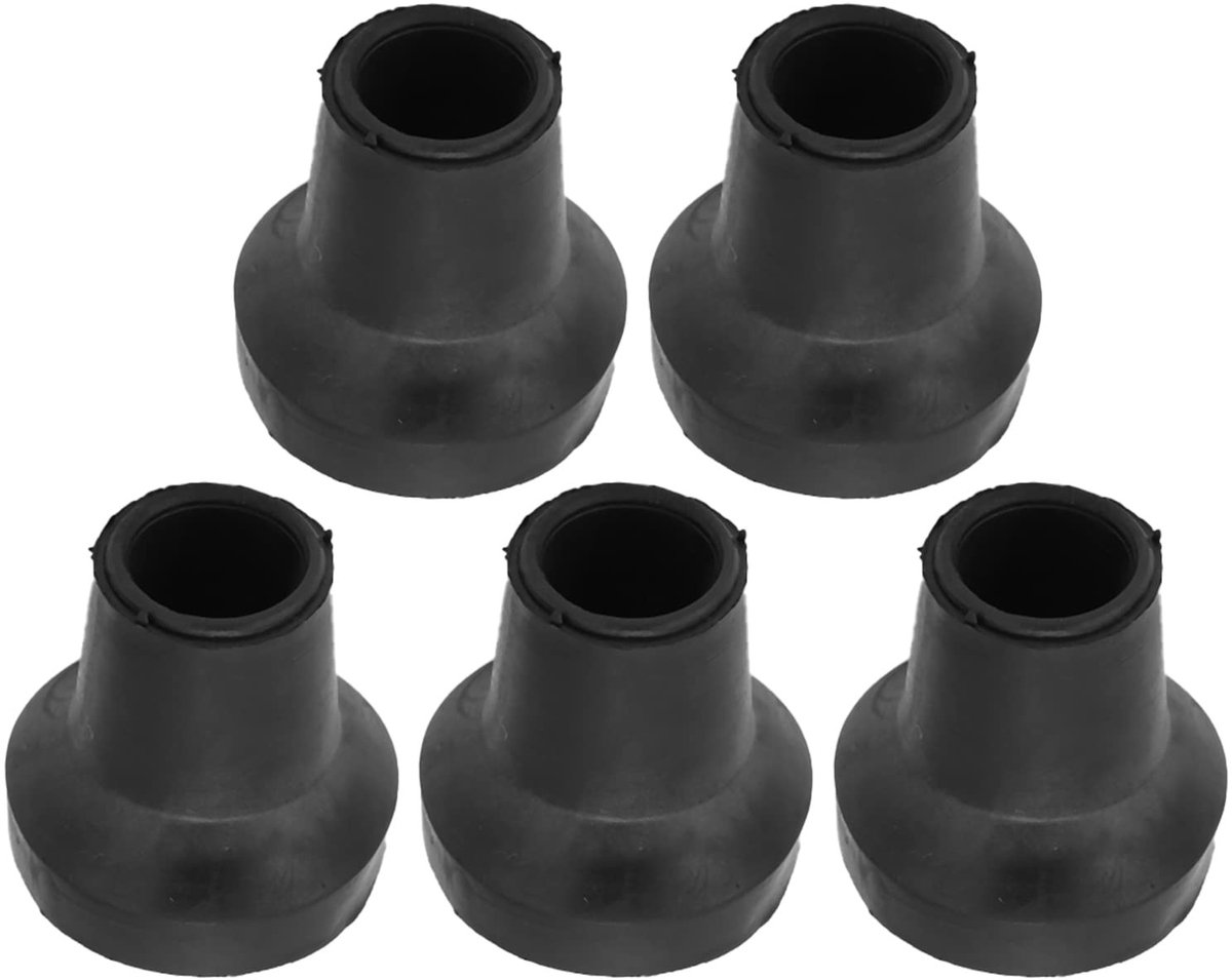 Dailygoods- Stokpunt 5 Stuks - Antislip Rubber - Slijtvast - Hoge Veiligheid - Goede Grip - Voor Binnen/Buiten - Loopdoppen