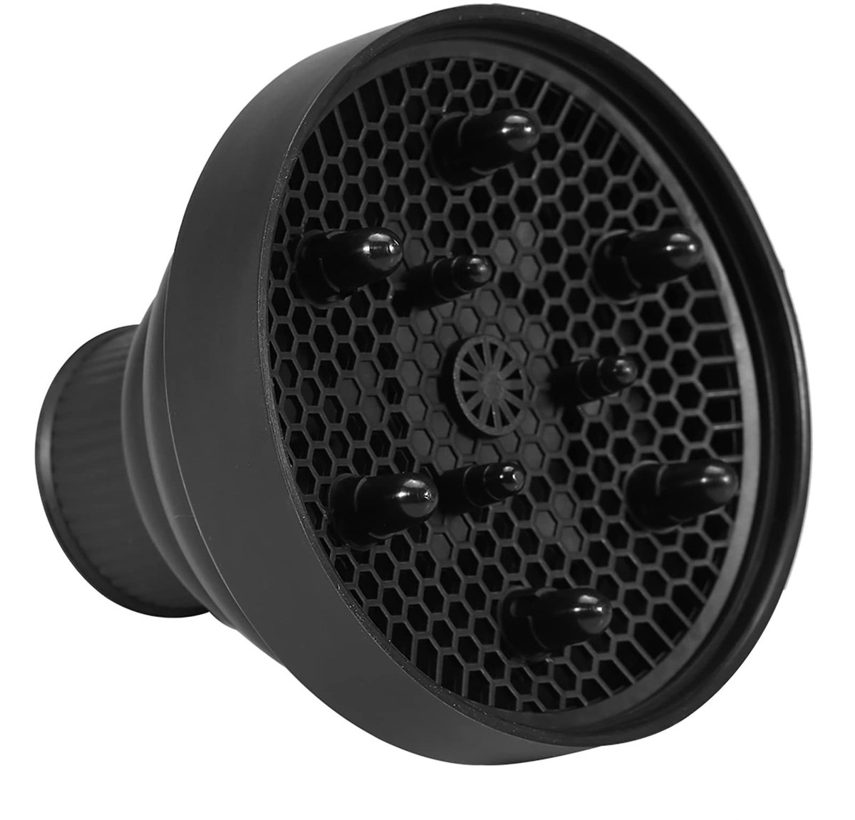 Dailygoods- Haarblazer met Diffuser - Opvouwbaar - Siliconen Opzetstuk - Voor Natuurlijk Golvend Haar - Geschikt voor Thuis/Kapsalon - Wasbaar en Gemakkelijk Schoon te Maken - Föhndiffusor