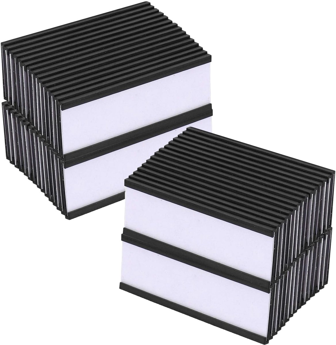 Etikettenhouder magnetisch 7,5 x 2,5 cm - 60 stukken