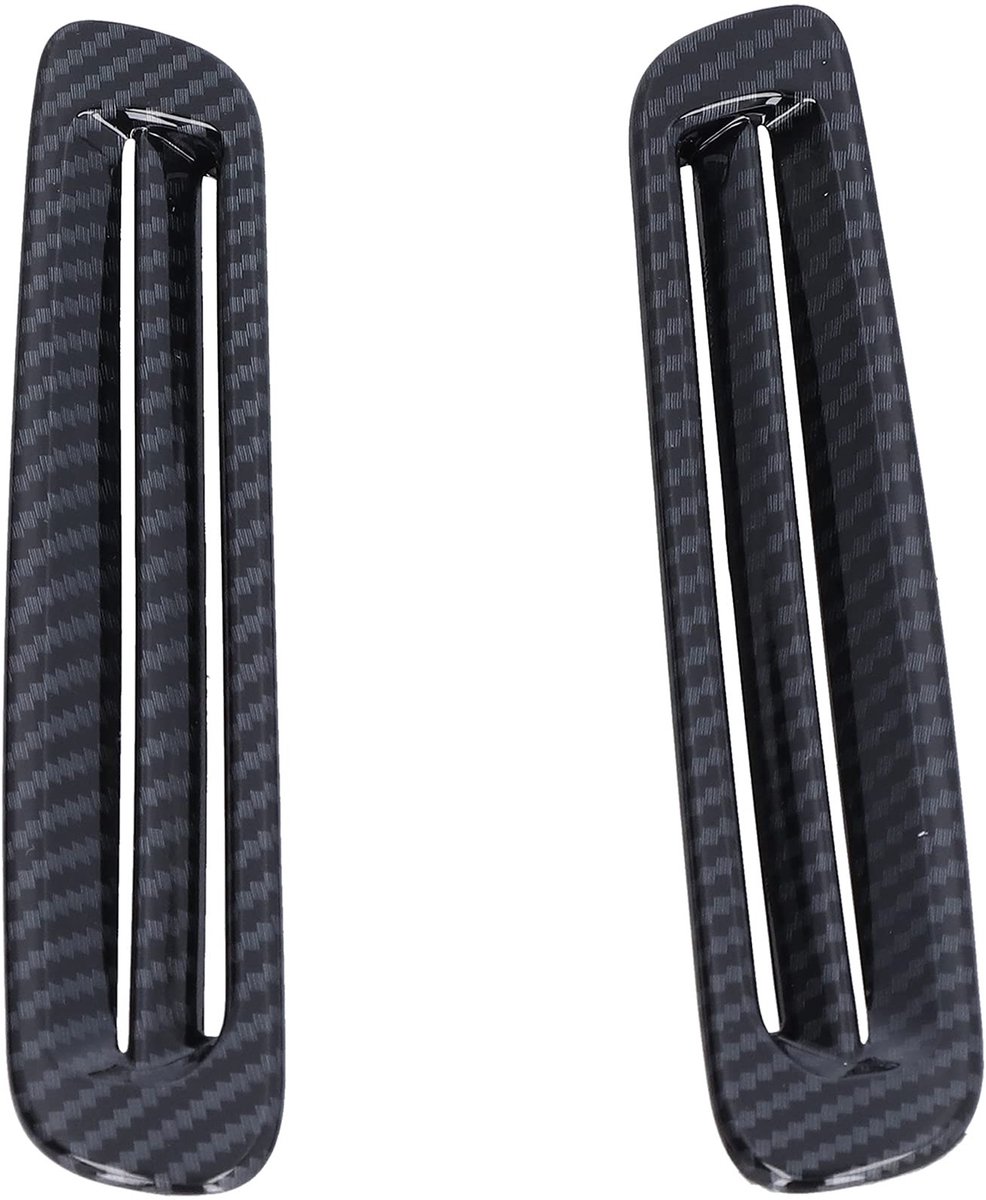 Dailygoods- Luchtventilatie Trim Koolstofvezel Stijl - Vervanging voor CX-30 2020/2021 - 2 x Ventilatiepanelen - Hoogwaardig ABS - Slijtvast en Krasbestendig - Ventilatiepaneel
