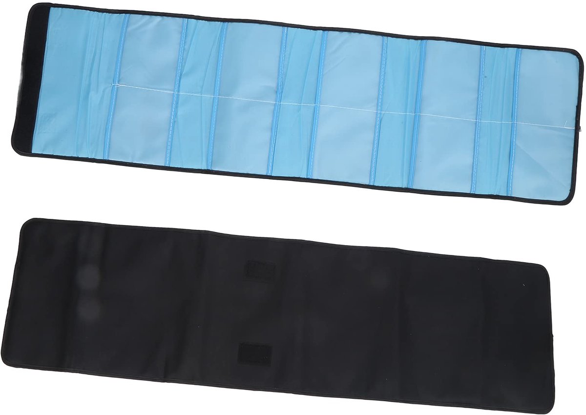 Dailygoods- Cameralens Filter Zak - Opvouwbaar - Nylon - Voor 10 Filters - Lichtgewicht - Zwart - Bescherming en Eenvoudig Gebruik - Filtertas
