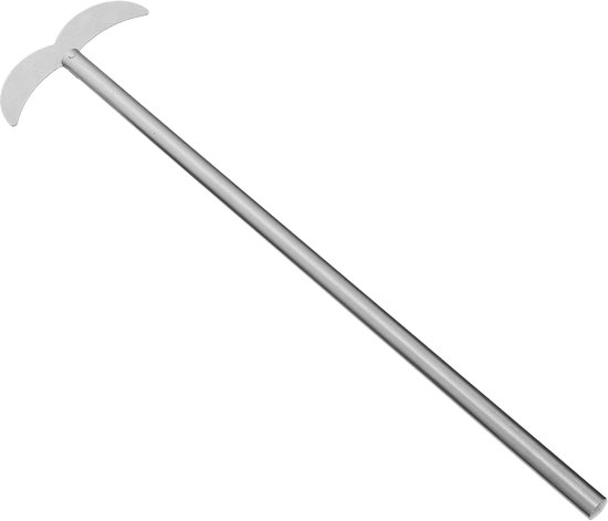 Roerstaafjes Roestvrij Staal - Roerstokjes Brouwpaddel - Dranken Mengen - Spiegelgepolijst - 26 cm - Zilver — afbeelding 4