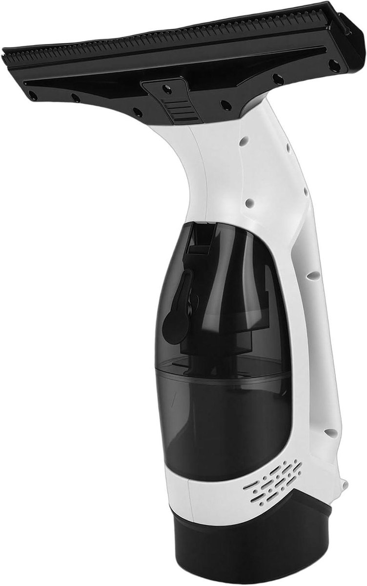 Raamstofzuiger Elektrisch - Raamwisser Draadloos - Streeploos Schoonmaken - Sterke Zuigkracht 1.2 KPa - 11 Inch Wisserblad - Zwart