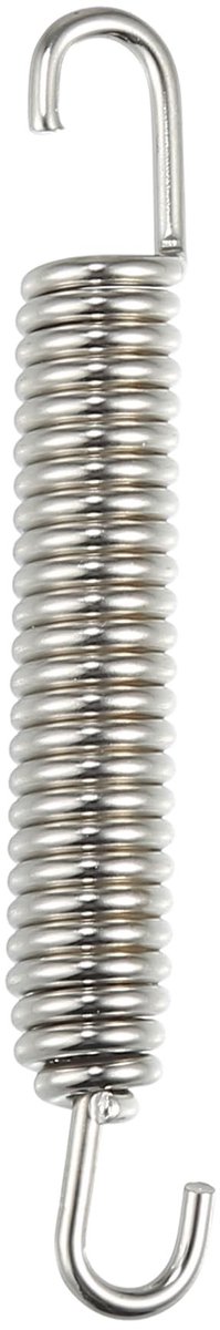 Dailygoods- Uitlaatveer Universeel 80mm - RVS - Motorfiets/Scooter/ATV - Duurzaam - Hoge Temperatuur - Corrosiebestendig