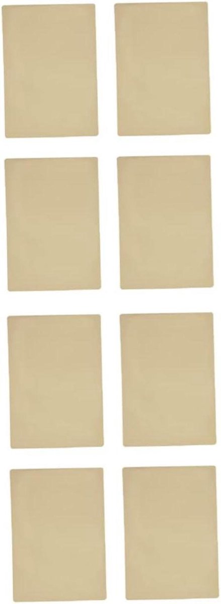 Oefenhuid Set - Nep Huid - Tattoo Oefenen - Dubbelzijdig Gebruik - 8 Stuks - Beige