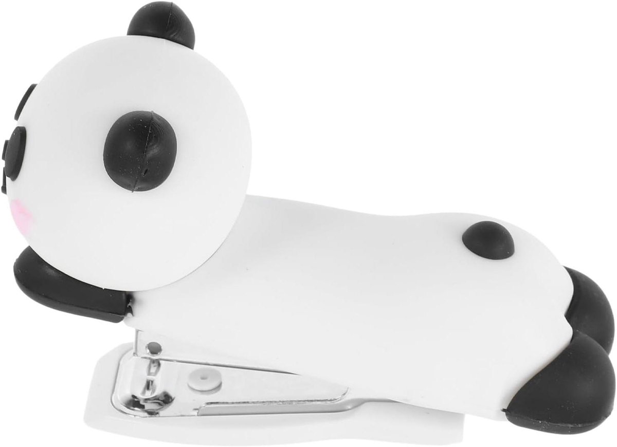 Schattige Mini Panda Nietmachine Kleine Draagbare Nietmachine Voor Studenten Thuis Kantoor School