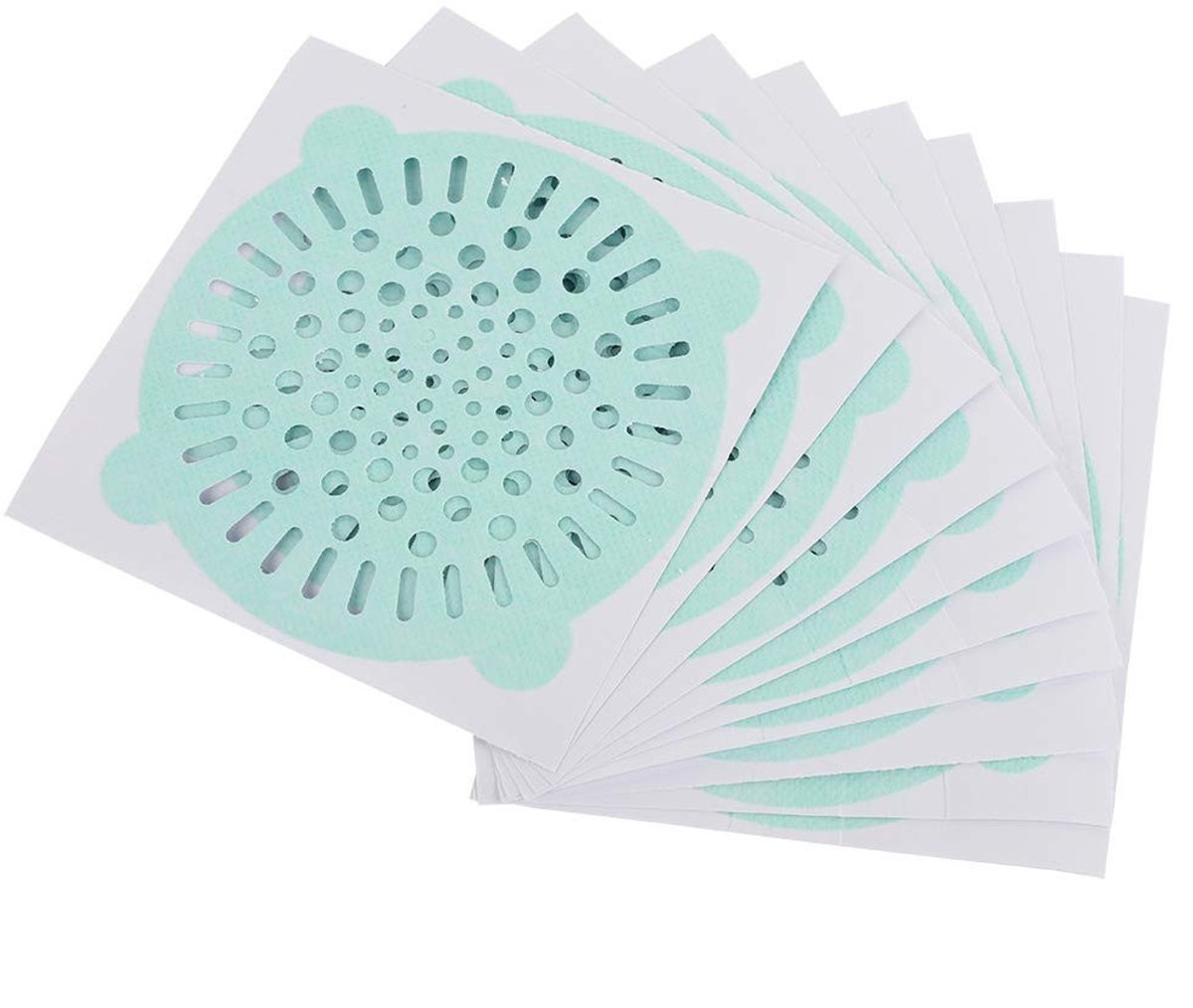 Dailygoods- Droogleggen Sticker - Zelfklevend Ontwerp - Afvoer Filter - Wegwerpfilter - Niet-geweven Stof - Eenvoudig te Installeren - Afvoerfilter