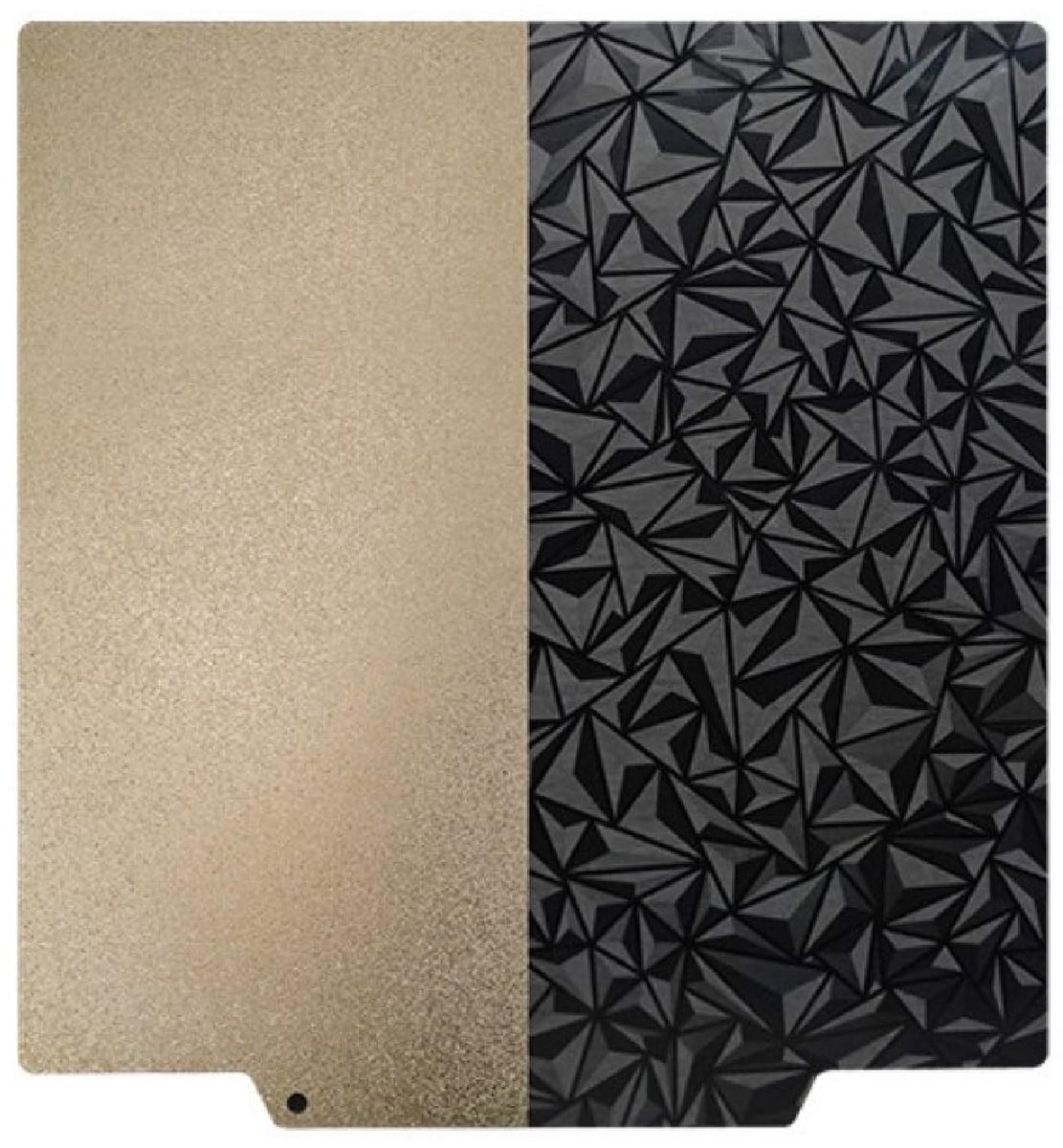 Dailygoods- Bouwplaat 250x250 Mm - Getextureerde PEI/Gladde PEO - Magnetische Basis - 3D-Printerplaatbed - Temperatuurbestendig tot 260 ℃ - Hoge Vlakheid - Printbed