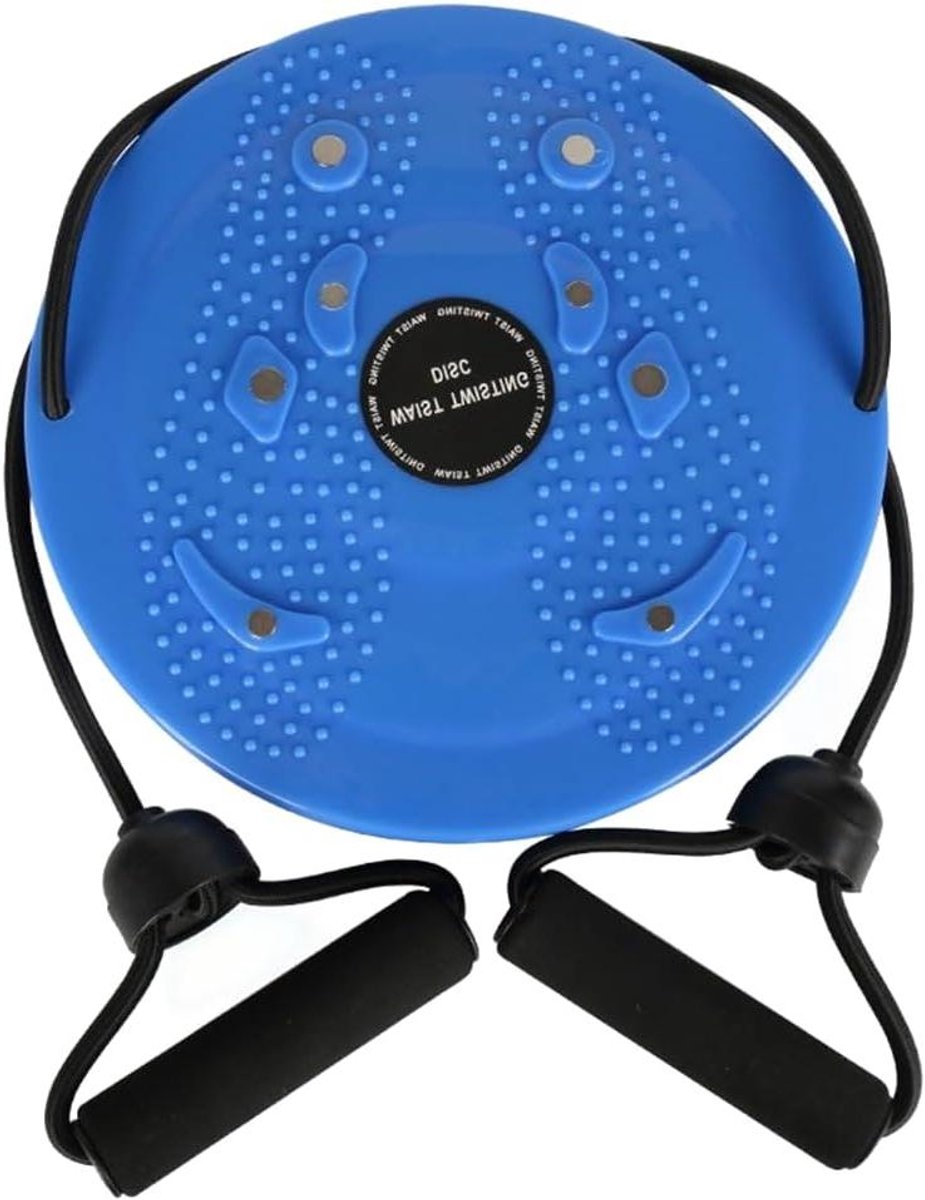 Taille Twister Schijf - Fitness Draaischijf - Taille Vormgeven - Antislip Oppervlak - Tot 100 kg - Blauw