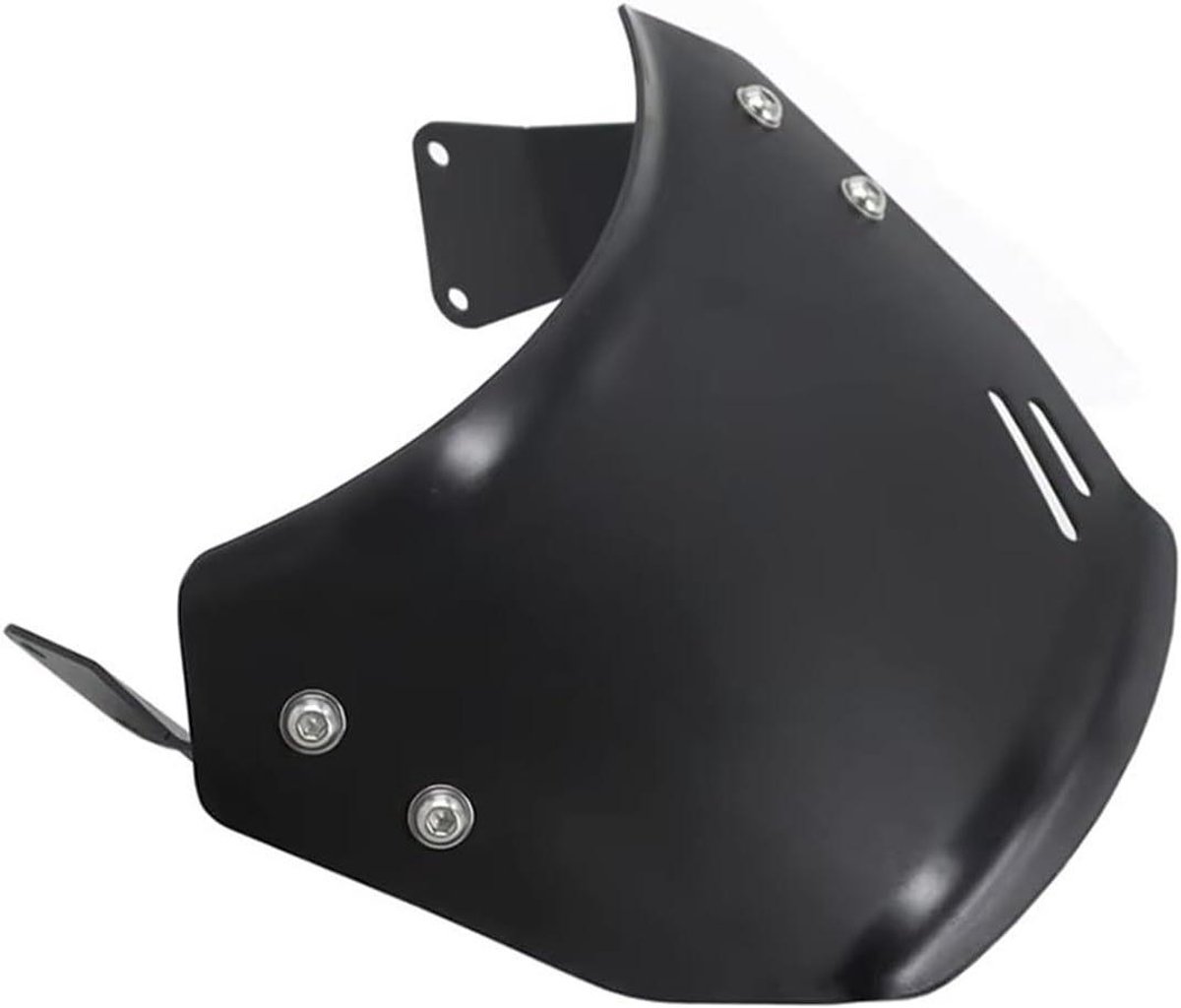 Motorfiets Windscherm - Windbeschermer Spoiler - Comfortabel Rijden - Stevig Aluminium - 1x1x1 cm - Zwart