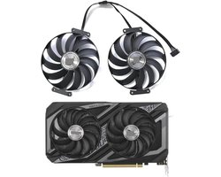 95 mm grafische kaartventilator T129215SU FDC10U12D9-C 12V RTX 3070 RTX 3060Ti compatibel met grafische kaart RTX 3070 3060 Ti OC (goud)