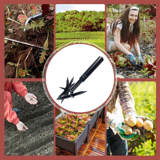 Hand Cultivator - Bodemwoeler Tuin - Bodem Losmaken - Ergonomisch Ontwerp - 27 cm - Niet gespecificeerd — afbeelding 3