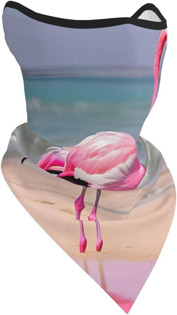 Roze Flamingo Bivakmuts - Gezichtsmasker Sjaal - Buitenactiviteiten Bescherming - UV-Beschermend Ontwerp - Uniseks Volwassene - Roze