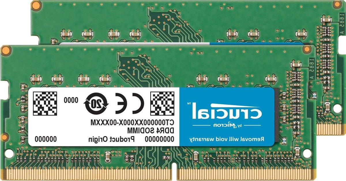 Laptop Geheugen Kit - Werkgeheugen Module - Prestaties Verbeteren - Hoge Snelheid 3200 MT/s - 32 GB (2x 16 GB)