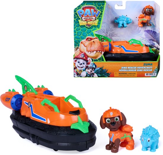 PAW Patrol Dino Movie voertuig met Zuma