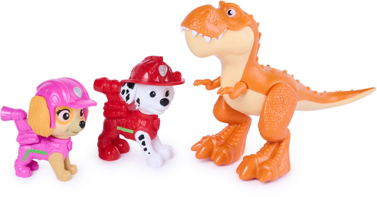 PAW Patrol - De Dino Film - Dino Speelfigurenset - 6 actiefiguren — cadeau in Spellen & Speelgoed - foto 4