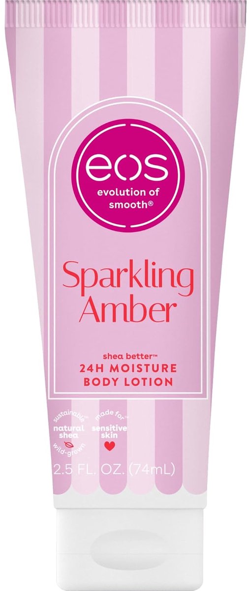 Eos Mini Bodylotion - Sprankelende Amber - Reisformaat - 75 ml
