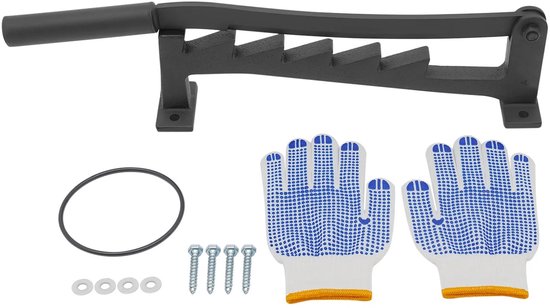 Hutjemutje - houtklover - wandklover - houtsplijter - kloofwig - handmatig - wandmontage - 40.5 cm - voor tuin & openhaard - zwart — afbeelding 5