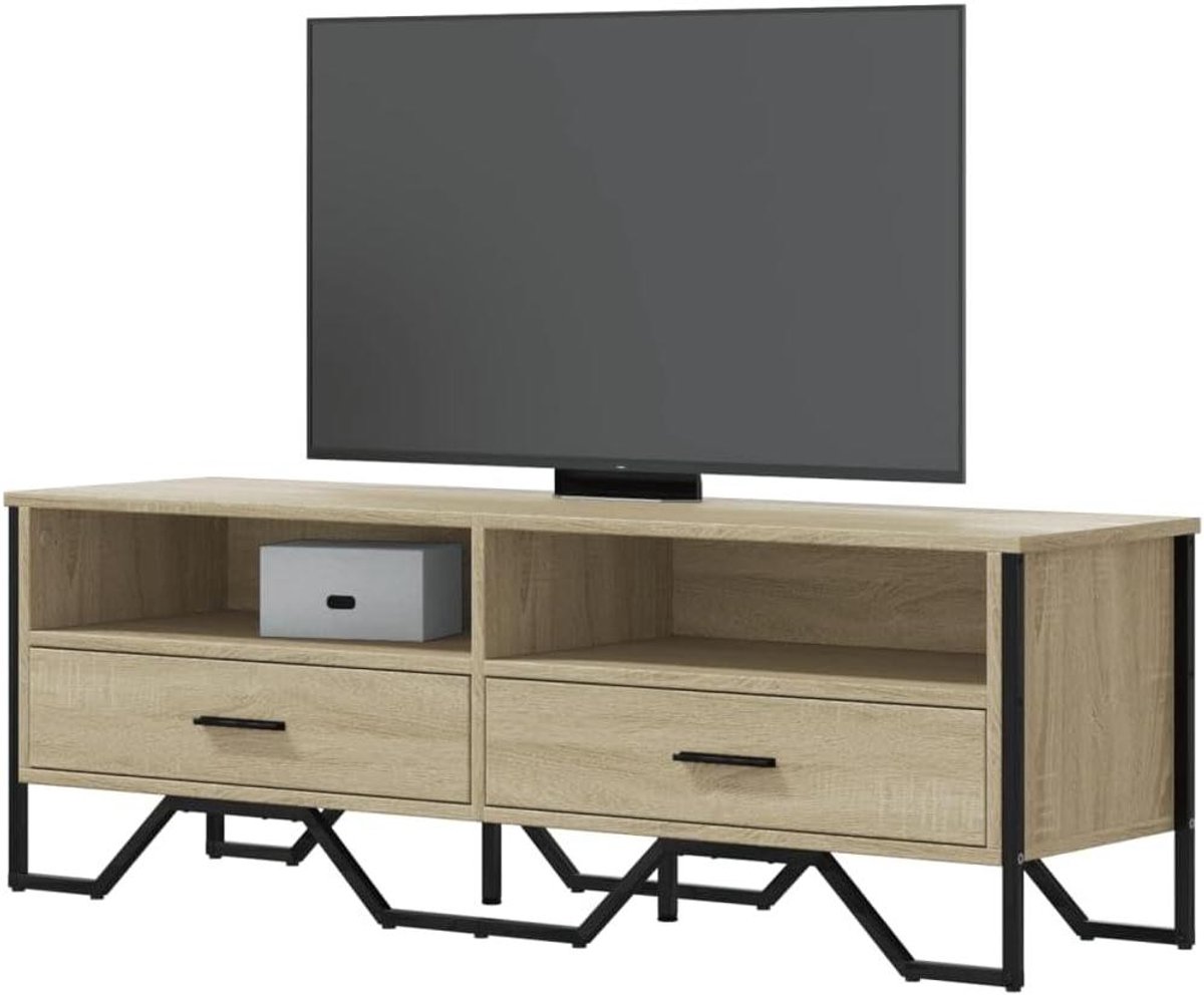 TV-kast hout - Mediameubel opbergkast - Woonkamer organiseren - Veel opbergruimte - 122 cm
