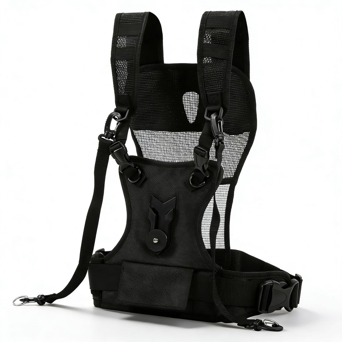 Dailygoods- Camerariem Dubbel - Verstelbaar - Ademend - Comfortabel - Geschikt voor Sport/Natuurfotografie - Zacht Schoudergedeelte - Camera Harnas