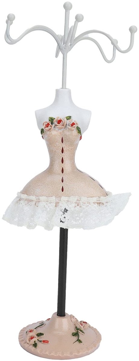 Dailygoods- Sieradenstand met Roterende Beugel - Sieradenhouder - Sieradenrek - Sieradenorganizer - Unieke Popvorm - Hoogwaardig Polyesterhars