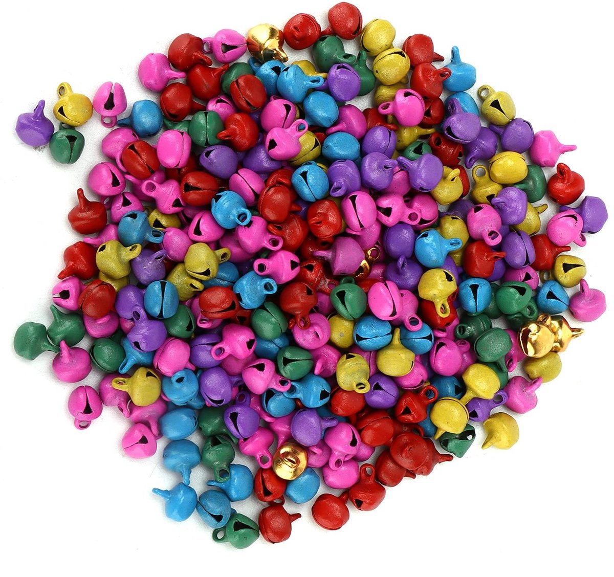 Dailygoods- Jingle Bells 300st - Mini Belletjes - Belletjes Knutselen - Sieraden Maken - DIY Kerstbelletjes - 6mm formaat
