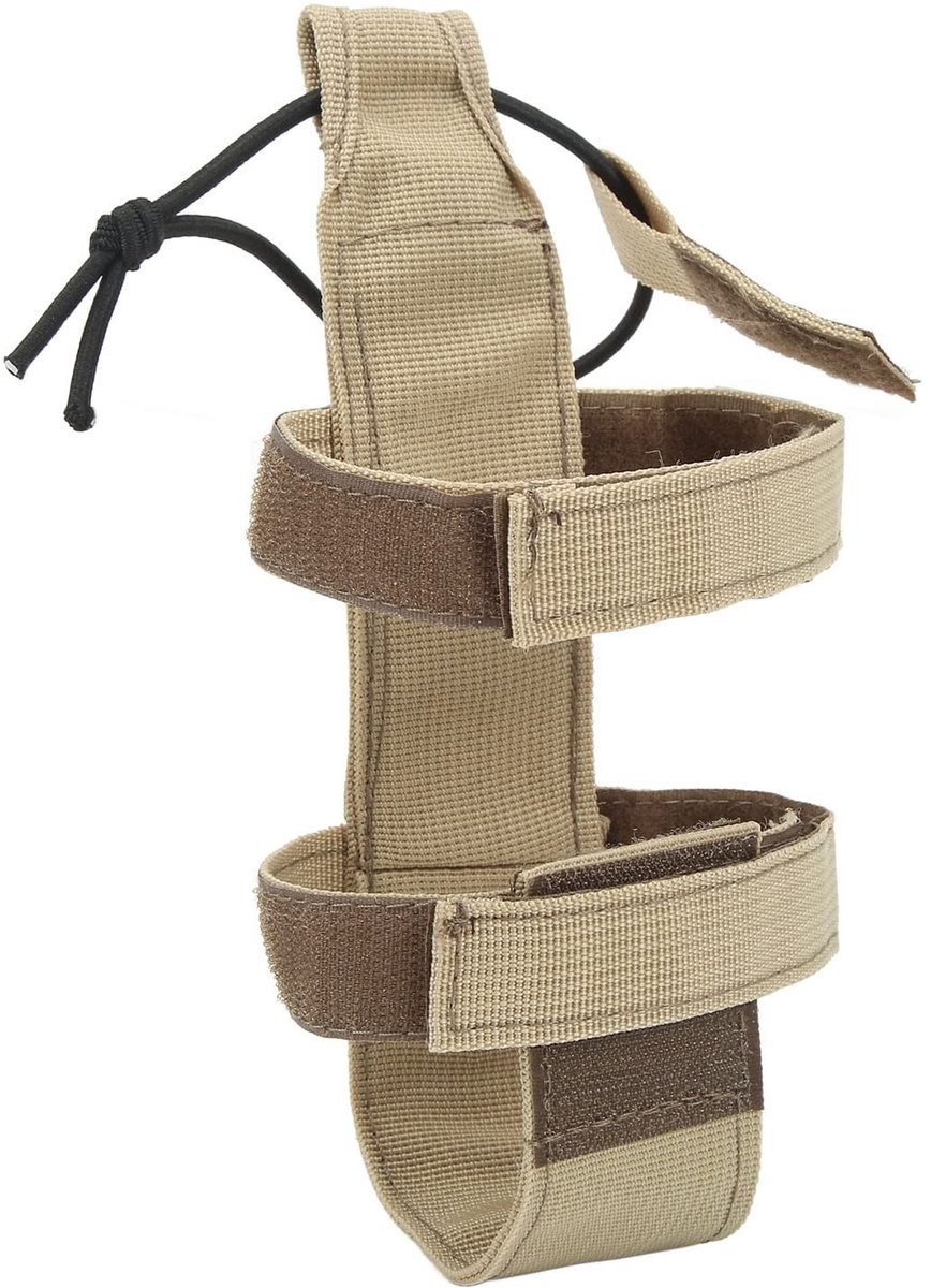Dailygoods- Waterflessenhouder Slijtvaste Outdoor - Molle Fleshouder - Fleshouder Fiets - Fleshouder Riem - Fleshouder Wandelen - Kleurecht Accessoire