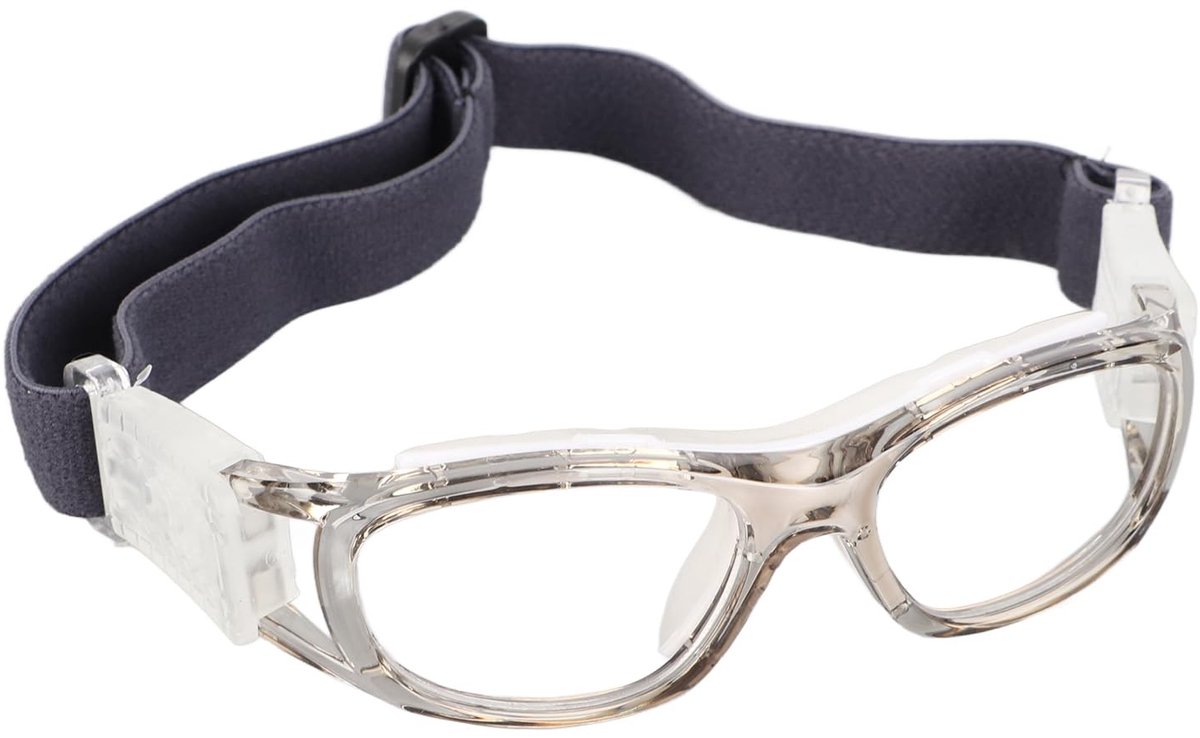 Dailygoods- Basketbalbril Verstelbare Beschermlens - Sportbril voor Kinderen - Polycarbonaat Lens - Krasbestendig - Duurzaam - Optimale Zichtbaarheid