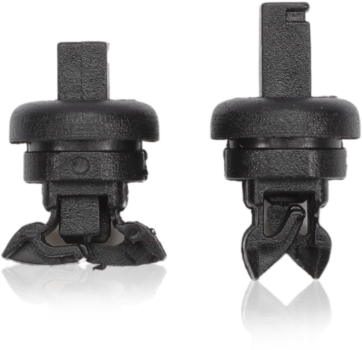 Dailygoods- Bevestigingsclips 2 Stuks - Compatibel met Renault en Nissan - OEM 1606854680 - Plankclips - Achtertablet - Geschikt voor meerdere modellen