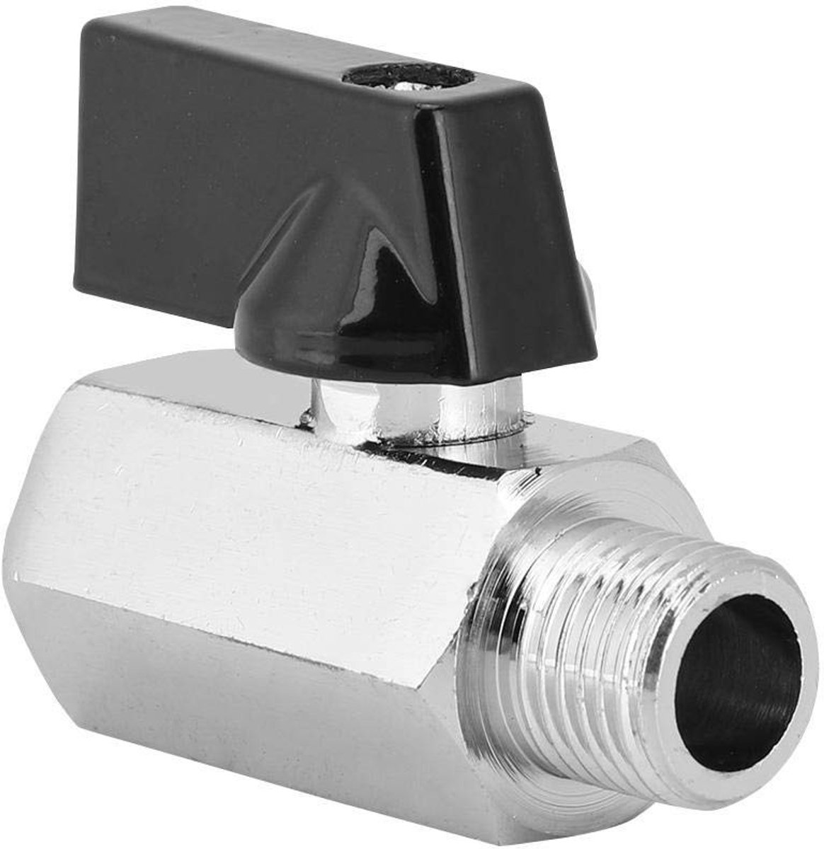 Dailygoods- Waterkoeling Klep - G1/4 Binnendraad - Messing - Microventiel - Vernikkeld - Duurzaam Materiaal - Koelventiel