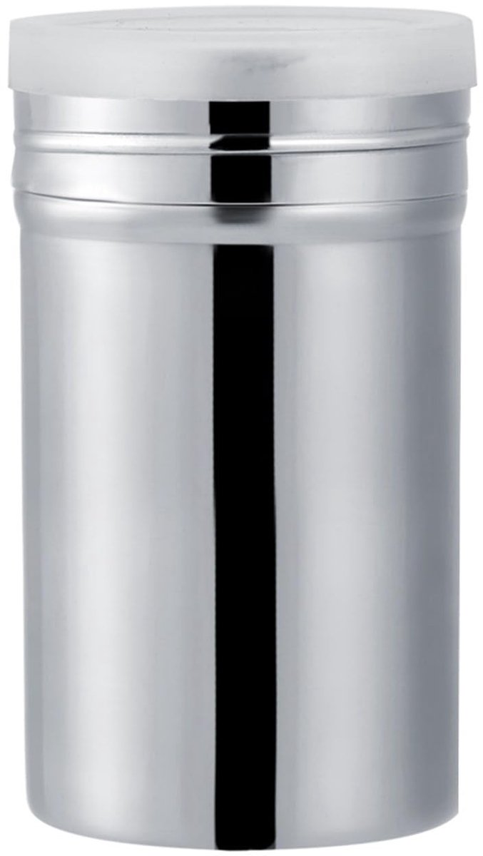 Dailygoods- Suikerdispenser Roestvrij Staal - Poederstrooier - Cacaopoeder Shaker - Icing Sugar Zeef - Dicht Deksel - Duurzaam