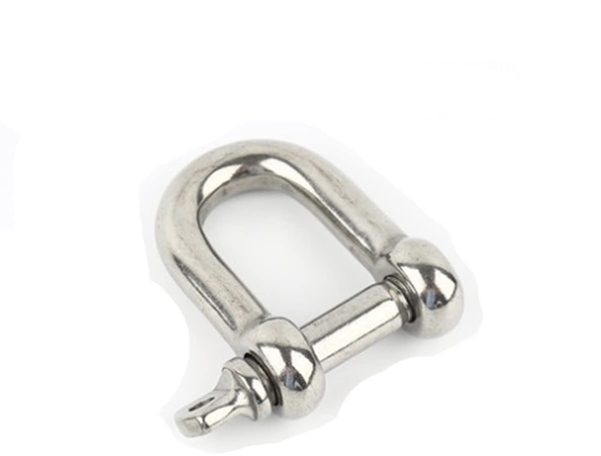 Dailygoods- D-ringbeugel Heavy-Duty - 304 Roestvrij Stalen Beugel - Duurzaam - Slijtagebestendig - Vochtbestendig - Sterk Draagbaar - Haak