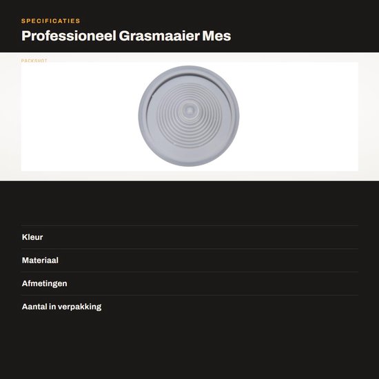 Dailygoods- Grasmaaier Mes - Balancer Gereedschap - Precisie — afbeelding 3