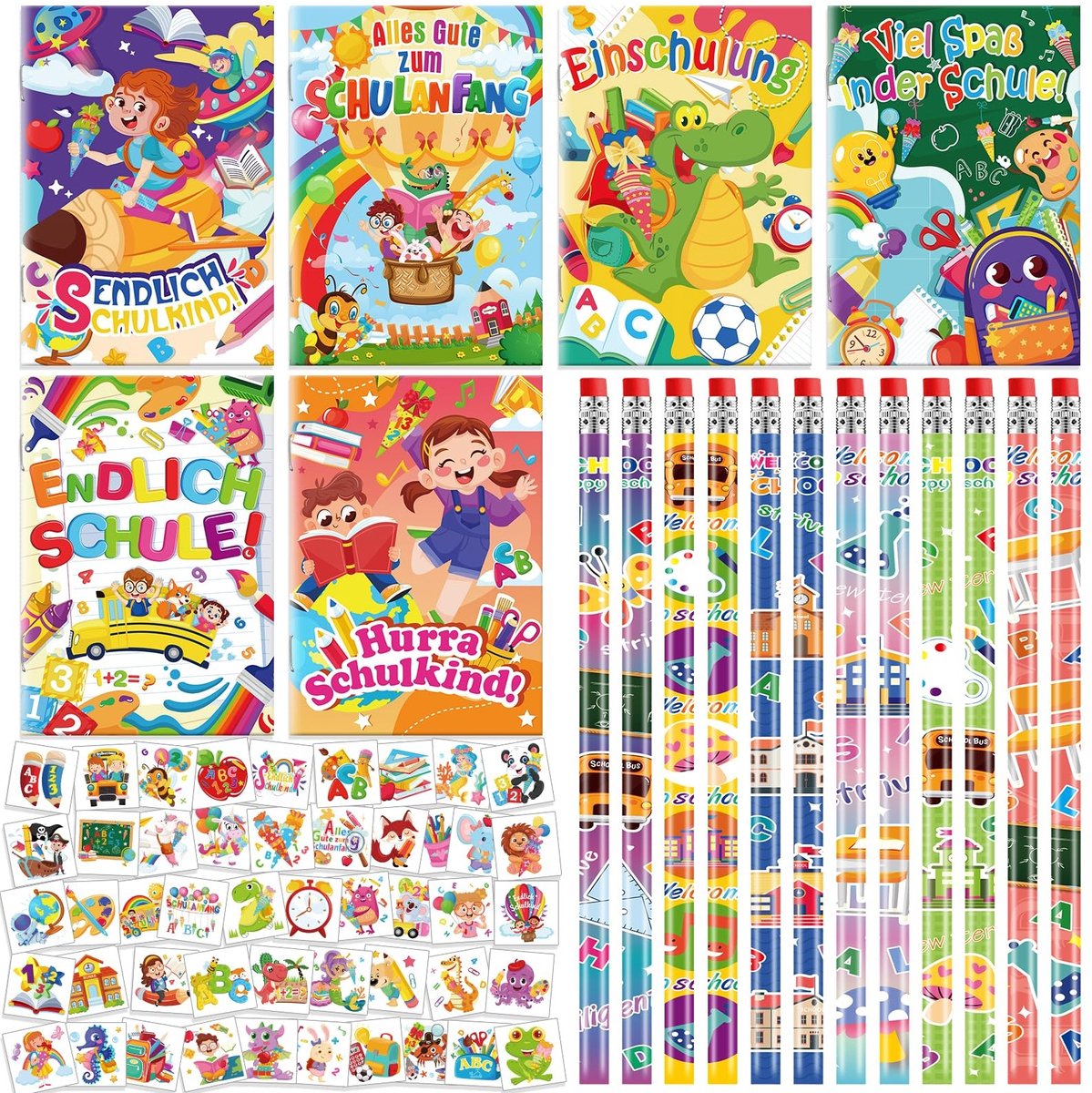 Dailygoods- Feestartikelen Terug naar School - Feestzakken - Pennen - Notitieboeken - Tatoeages - Klaslokaal Decoraties - Schoolcadeaus