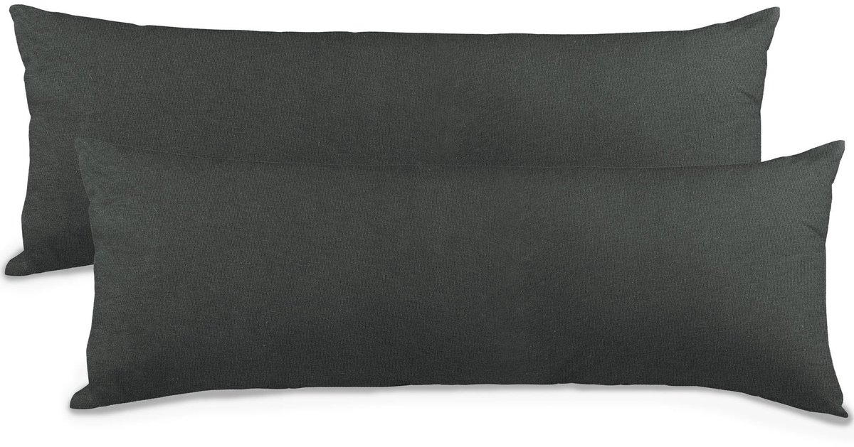 Dailygoods- Kussensloop 40 x 120 cm - Katoenen - Ritssluiting - Zijslaapkussen - Hoofdkussen - Jersey-kwaliteit - Praktische sluiting - Kussenhoes