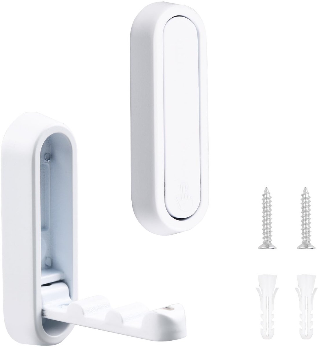 Dailygoods- Wandhaak Opvouwbaar - Zinklegering Antislip - Ruimtebesparend - Corrosiebestendig - Intrekbare Steunhaken - Organiseer Handdoeken - Haak