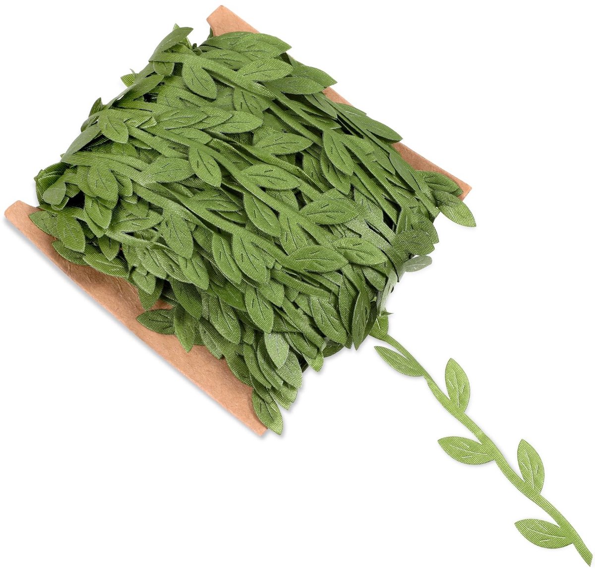 Dailygoods- Kunstwijnstok 20m - Kunstklimop - Decoratieve Sierband - Kunstbladlint - Groene Wijnstok - Veiligheidswaarschuwing - Bladlint