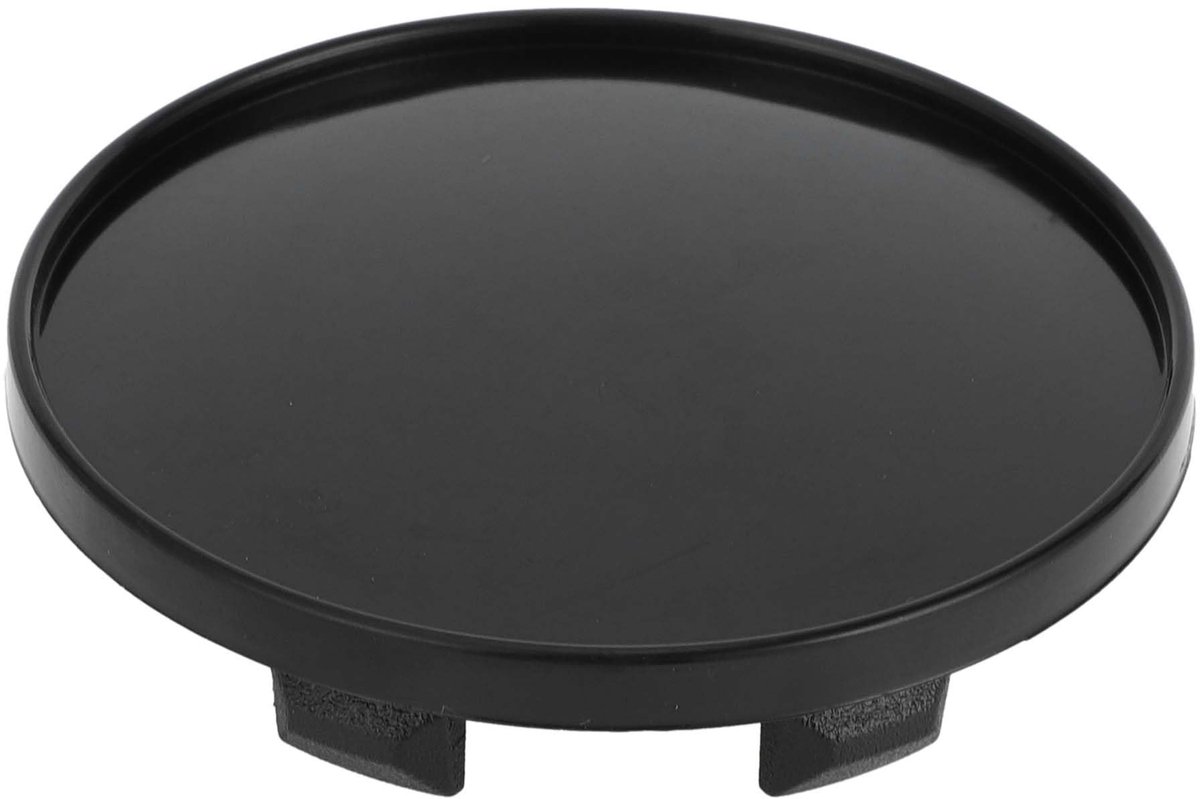 Dailygoods- Wielnaafdop Duurzaam 59mm - Voertuignaafdopjes - Autoaccessoire - Zwart - Bescherming tegen stof - Eenvoudig te installeren - Naafdop