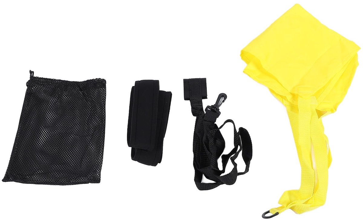 Dailygoods- Zwemparachute 40 cm - Zwemtrainer - Waterdicht - Nylon - Antislip Gesp - Verstelbare Riem - Verhoogt Spierbelasting - Zwemtraining
