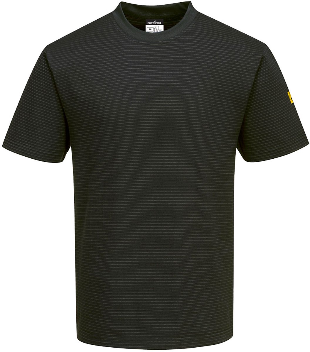 Portwest Antistatisch ESD T-Shirt AS20 - Zwart - XL