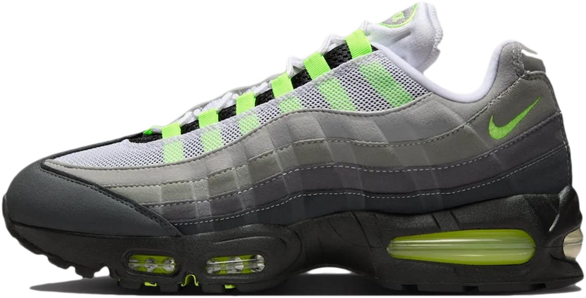 Nike Air Max 95 OG ‘Big Bubble Neon’ . Zwart